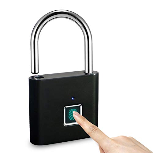 LANDYE Fingerprint Padlock, Locker Lock, Smart Pad Lock Waterproof Small...