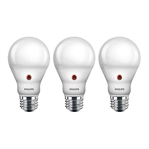 Philips LED Dusk-To-Dawn Outdoor A19 Light Bulb, Flicker-Free, 800 Lumen,...