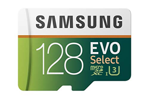 SAMSUNG (MB-ME128GA/AM) 128GB 100MB/s (U3) MicroSDXC EVO Select Memory Card...