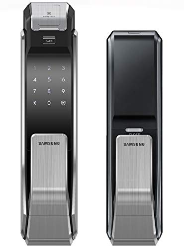 Samsung SHS-P718-LMK Push Pull Biometric Touchscreen Digital Door Lock,...