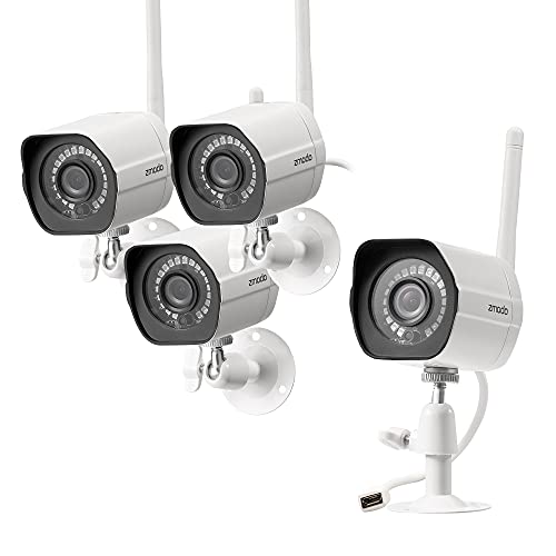 Zmodo Outdoor Security Cameras Wifi - 1080p Full HD Surveillance Cameras...