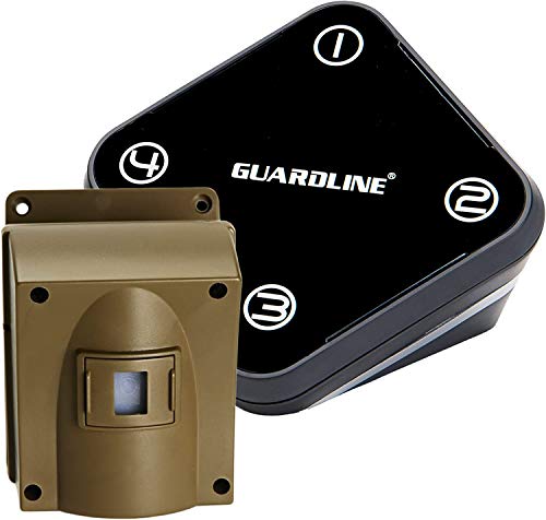 Guardline Wireless Driveway Alarm - 1 Motion Detector Alarm Sensor & 1...