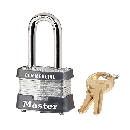 Master Lock 3KALF Outdoor Padlock with Key, 1 Pack