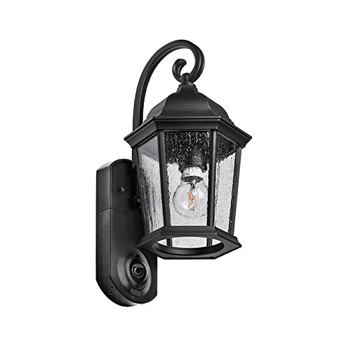 Maximus Video Security Camera & Outdoor Light - Coach Black - Compatible...