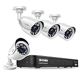 ZOSI H.265+ Full 1080p Home Security Camera System Outdoor Indoor, 5MP-Lite...