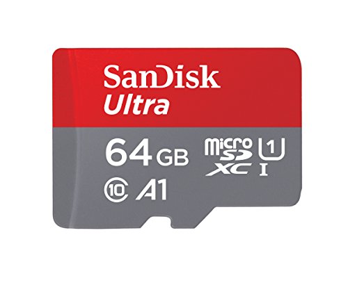 SanDisk 64GB Ultra MicroSDXC UHS-I Memory Card with Adapter - 100MB/s, C10,...