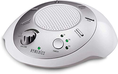 HoMedics White Noise Sound Machine | Portable Sleep Therapy for Home,...