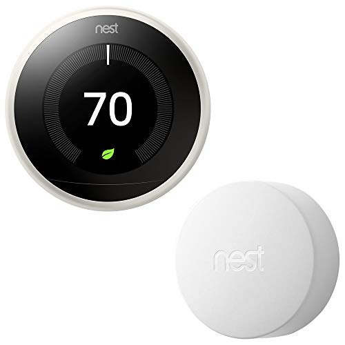Nest Learning Thermostat (3rd Generation) with Nest Temperature Sensor...