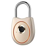 IFOLAINA Fingerprint Padlock Smart Touch Lock Metal Waterproof IP65...