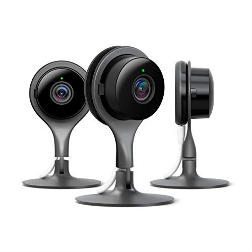 Google Nest Cam Indoor 3 Pack - Wired Indoor Camera for Home Security -...