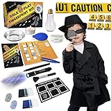 Spy Kit for Kids Detective Outfit Fingerprint Toys Gifts for 5 6 7 8 9 10...