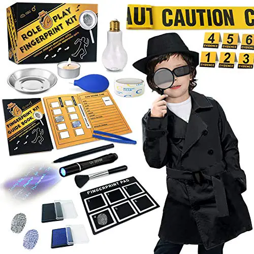 Spy Kit for Kids Detective Outfit Fingerprint Toys Gifts for 5 6 7 8 9 10...