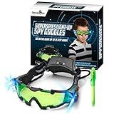STICKY LIL FINGERS Light-up Spy Goggles - Spy Gear for Kids - Play Secret...