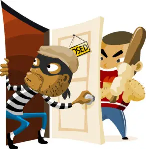 stopping burglar from entering my home