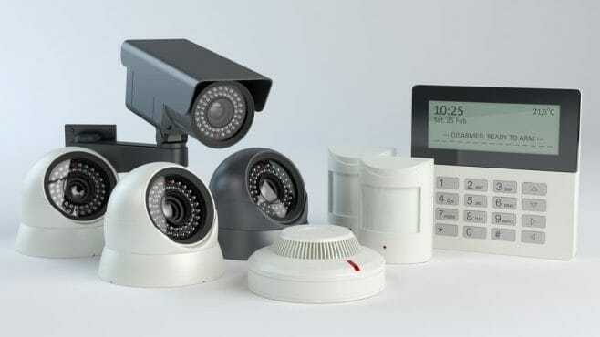 Alarm system - cameras and sensors