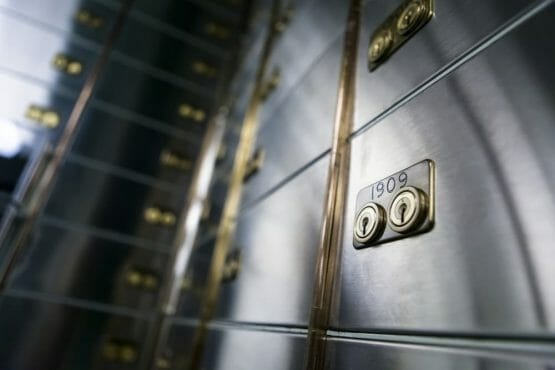 Bank safe deposit boxes