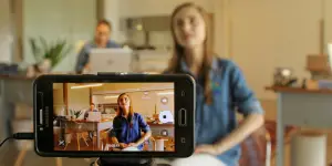 a Samsung mobile camera