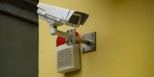 cctv at the entrance