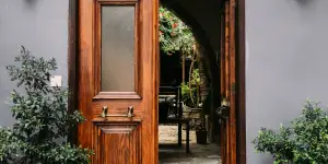 wooden door