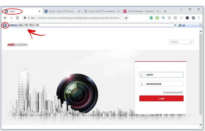 HikVision IE Browser Launch