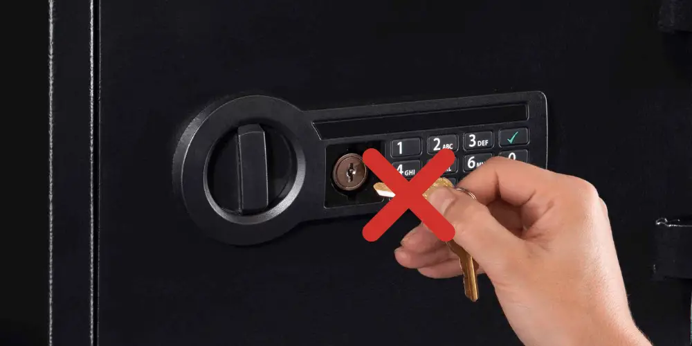 opening safe without key