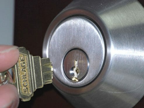 stuck broken key