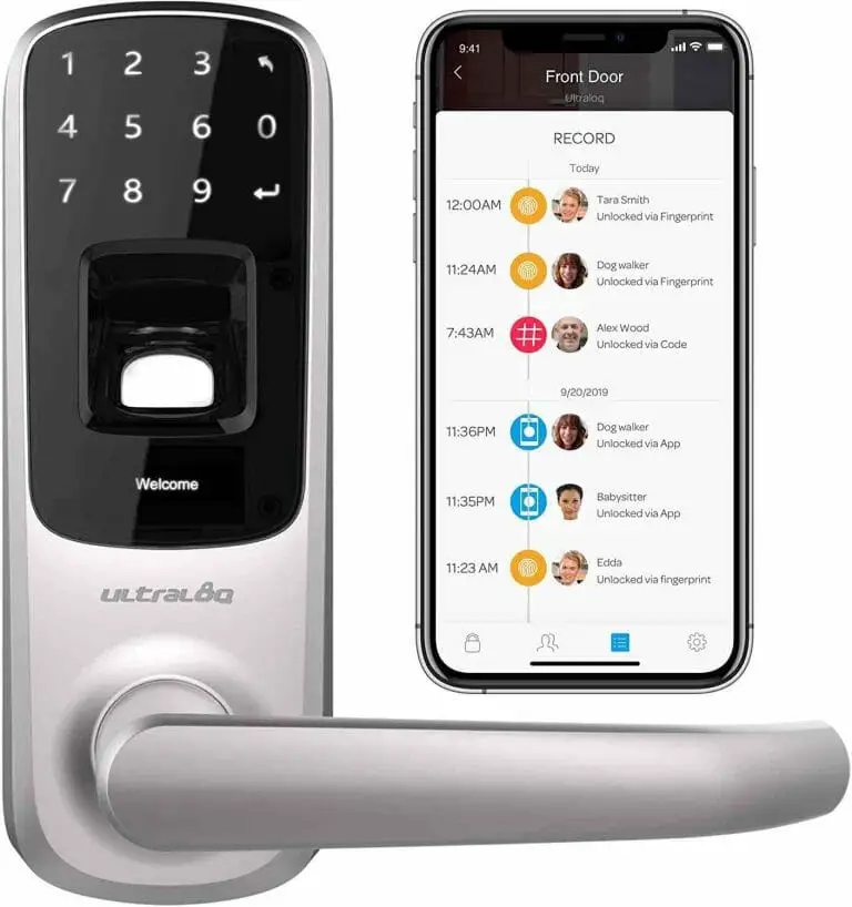 ULTRALOQ UL3 BT Bluetooth Enabled Fingerprint and Touchscreen Smart Lock
