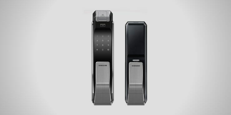 Samsung SHS-P718-LMK Push Pull Biometric Touchscreen Digital Door Lock