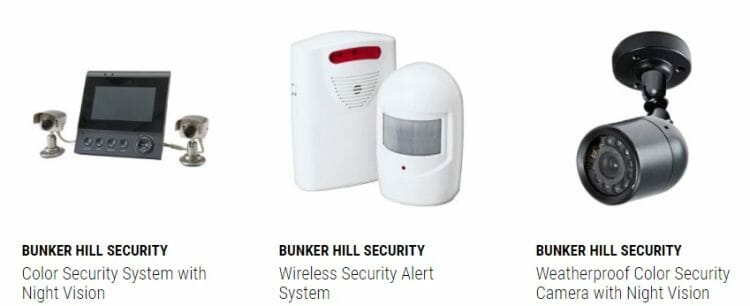 bunker hill security cameras