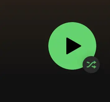spotify's shuffle icon