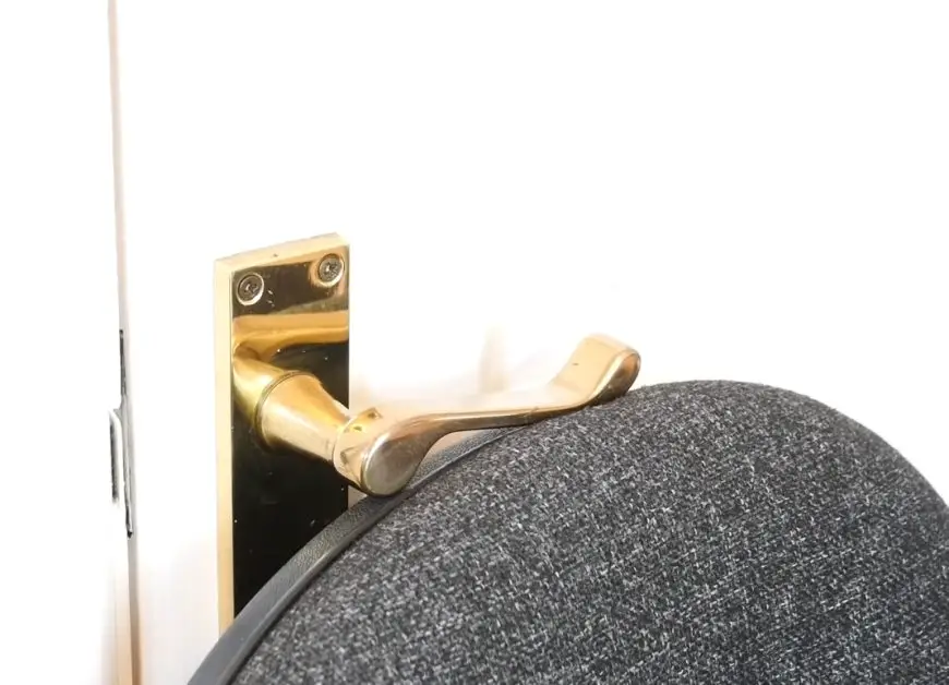 chair on the door knob