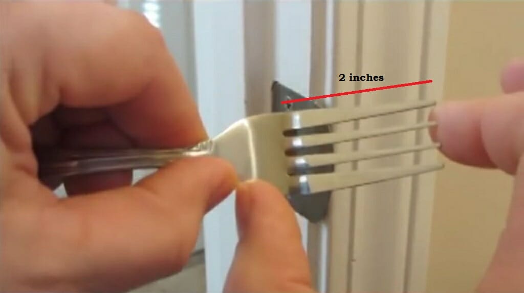 hand sizing the fork