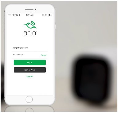 arlo camera system mobile app