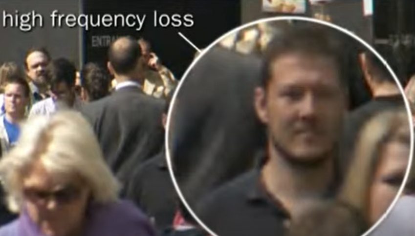 high frequency loss in security camera