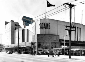 video camera in SEARS building